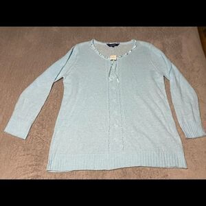 𝅺PENNINGTON’S thin sweater size 1X. Has sparkle to it. New with tags